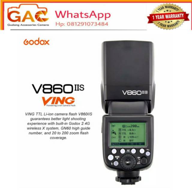 Flash GODOX V-860II Sony + triger GODOX X2T Sony