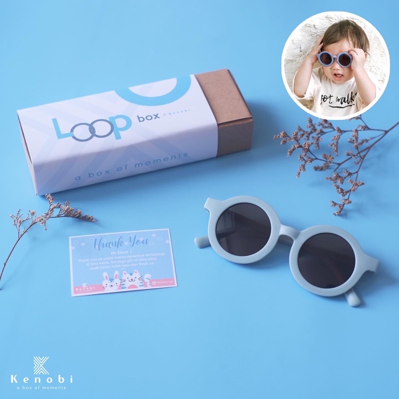 Loop Box || Kacamata Bayi Anti UV / Baby Sunglasses