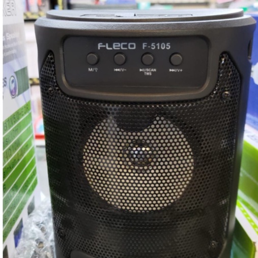 Promo Terbaru!!! Speaker Bluetooth Karaoke Fleco F-5105 di lengkapi LED Speaker Tenteng Usb/Aux/RadioFM Berkualitas