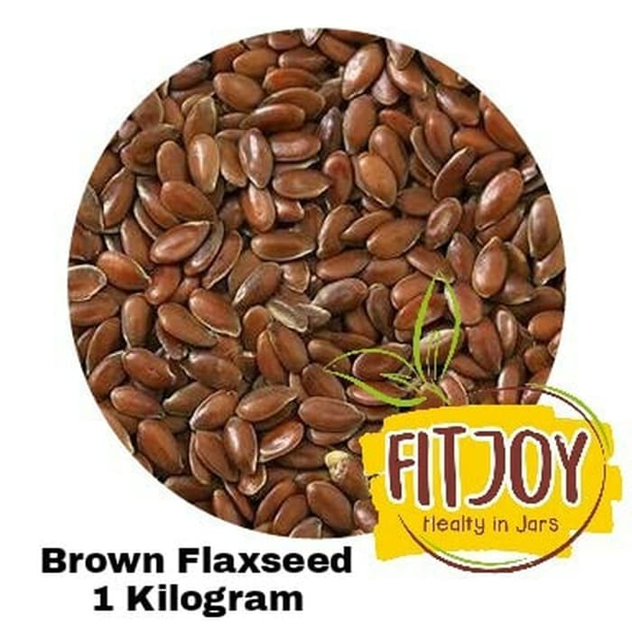 

Natural Flaxseed Brown Canada 1 KG Flax Seed Biji Rami Coklat Kanada