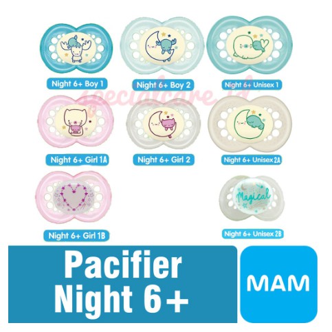 Mam Pacifier Night 6+ Empeng Bayi