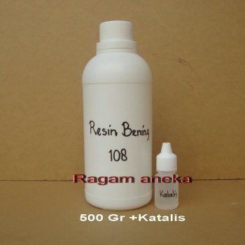 

Termurah!!! Resin Bening 108 500 Gr + Katalis