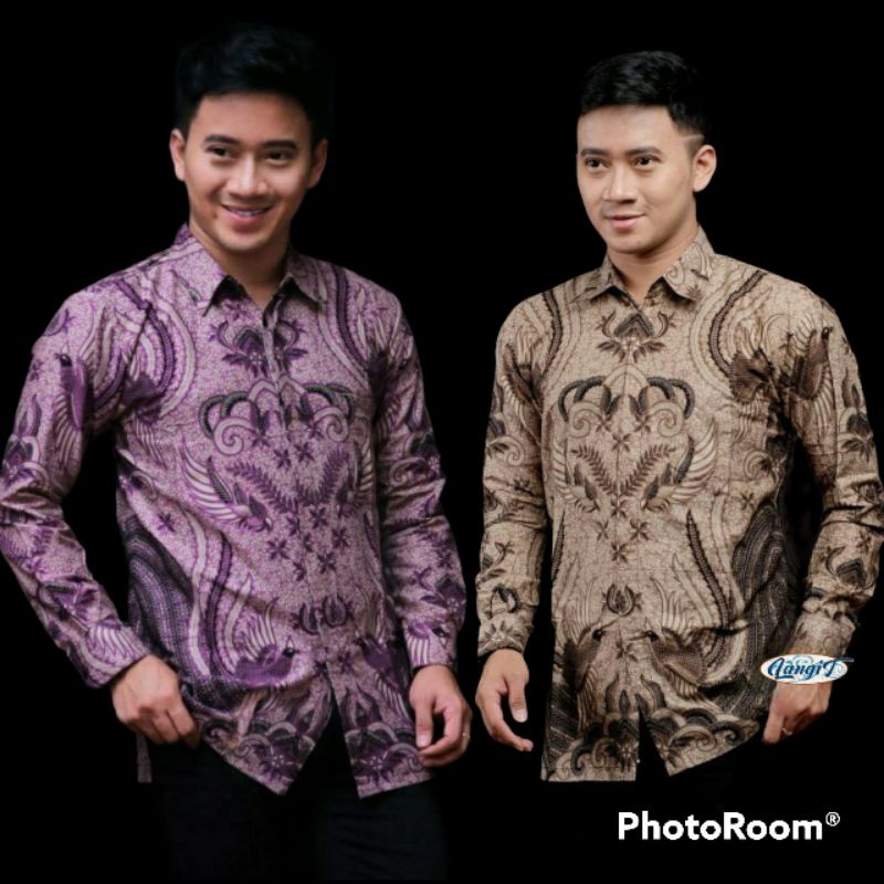 KEMEJA BATIK LENGAN PANJANG size S M L XL XXL XXXL