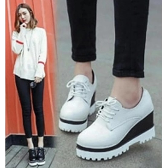 BEST SEPATU WANITA BOOT DOCMAR PUTIH