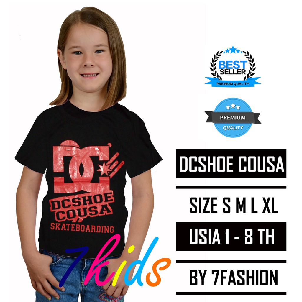 Kaos Anak laki-laki | Kaos Anak Perempuan | Pakaian anak Kaos Distro Cewek Dcshoe Cousa