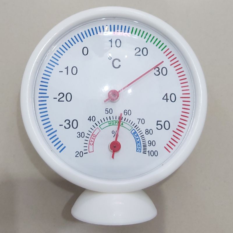 Hygrometer Thermometer Jarum Manual Hygrothermograph