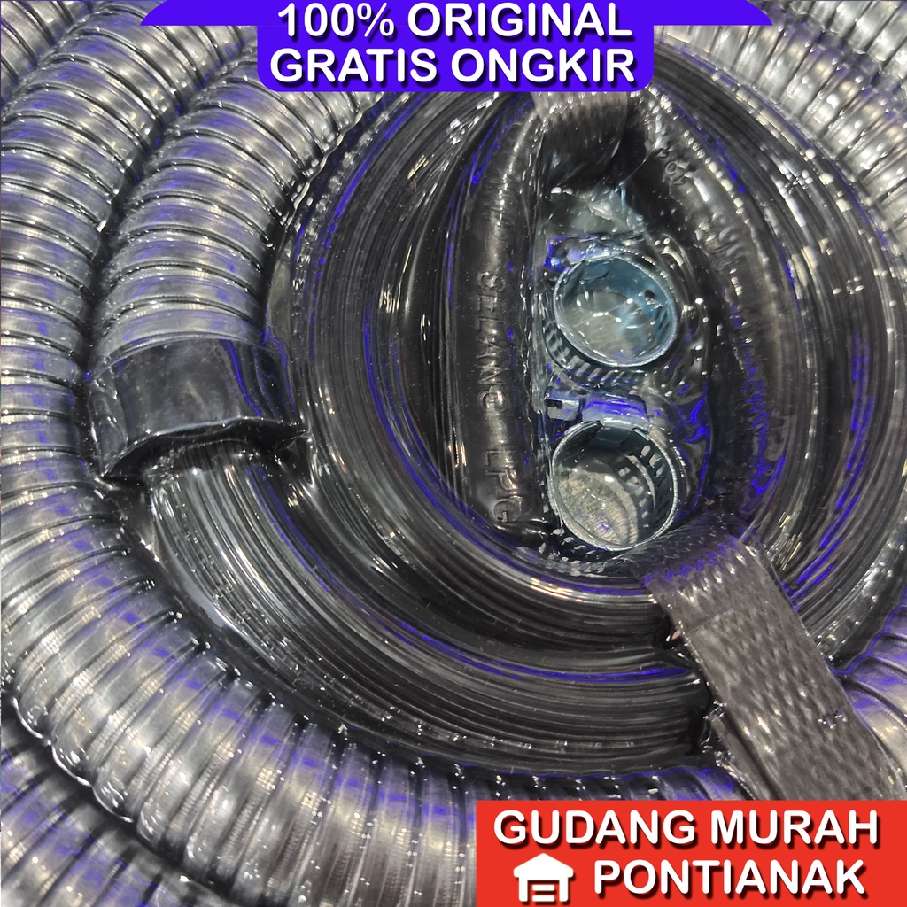 Selang Gas SCORE berlapis metal pelindung selang gas / CMS HANYA SELANG tanpa Regulator
