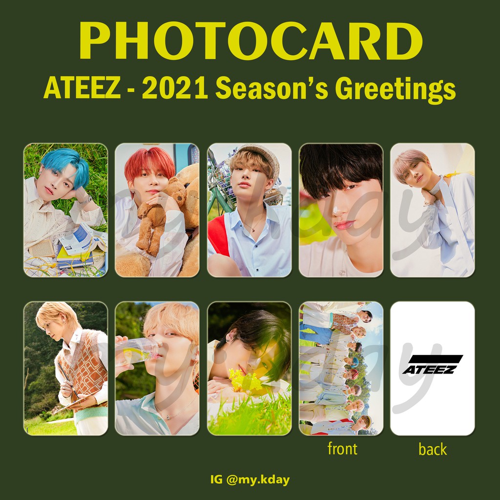 PC-0246, Unofficial Photocard Ateez 2021 Season's Greetings 2 sisi