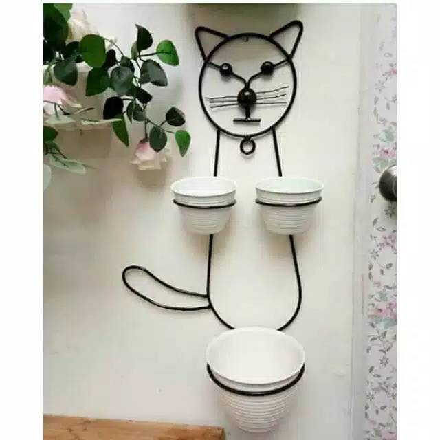 TEMPAT POT DINDING KUCING UNIK
