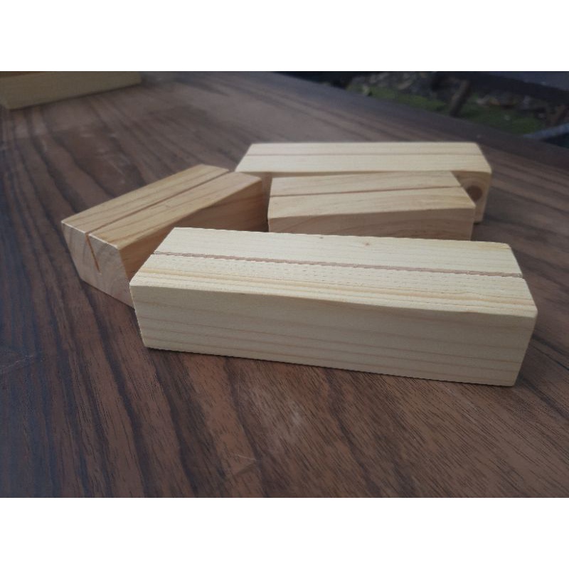 Tatakan Akrilik Kayu Jati Belanda/ Tatakan Kaca Kayu