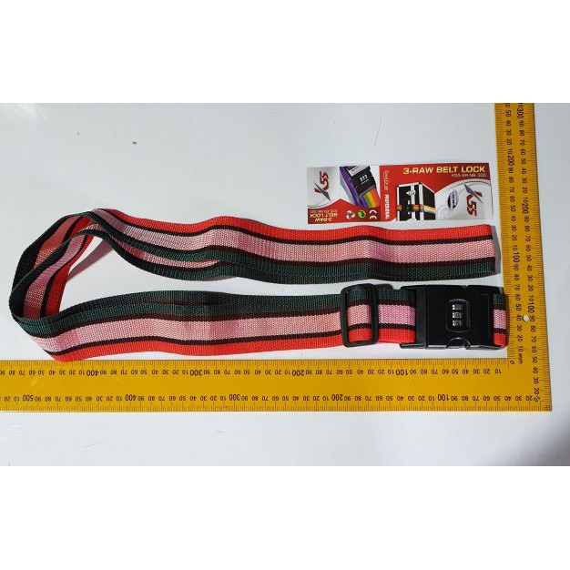 PROMO MURAH Luggage Strap Belt 3 Digit PIN Tali Pengikat Koper Bagasi