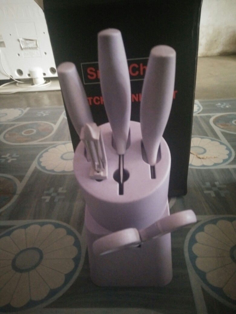 Pisau Set Stainless Dilapis Anti Lengket 1 Set Isi 6 Termurah Set Pisau Dapur Kitchen Knife Set