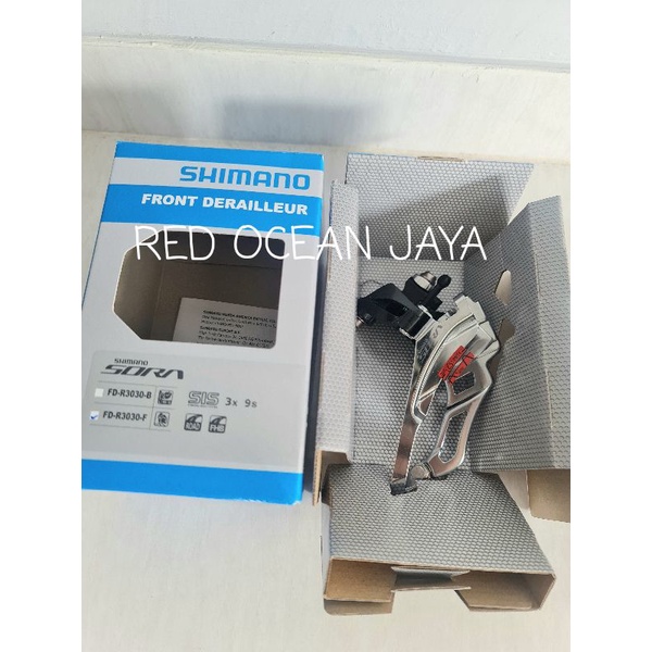 shimano fd sora r3030 3speed 3 speed not r3000 triple braze on