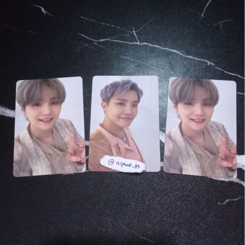 Photocard BTS proof compact Suga dan Jhope