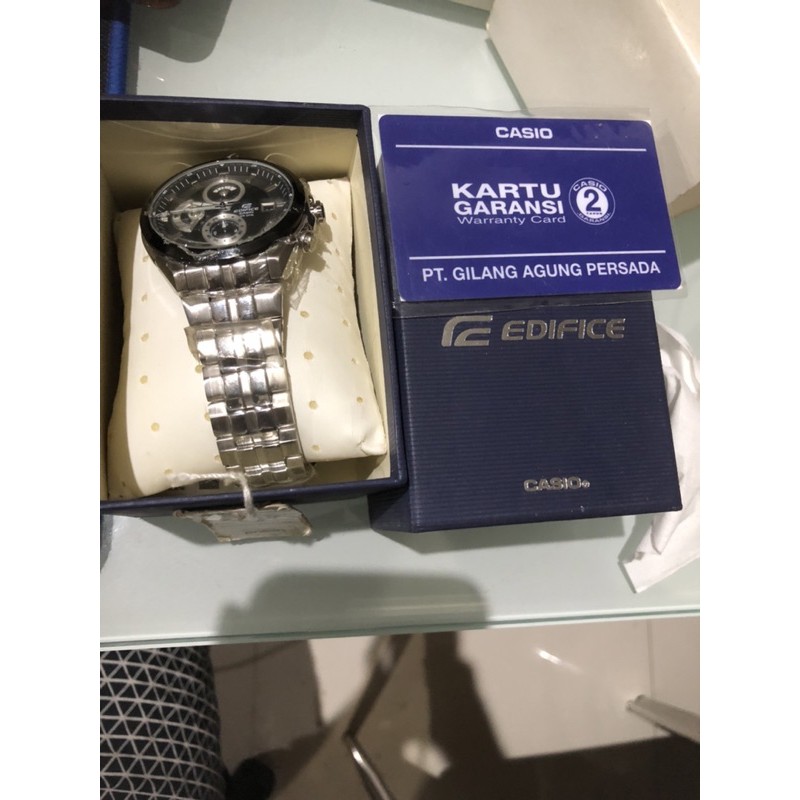 Jam Tangan Casio Edifice EF 556D 1AVDF ORIGINAL