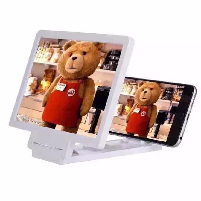 Kaca Pembesar Layar HP Proyektor HP 3D Enlarger Screen