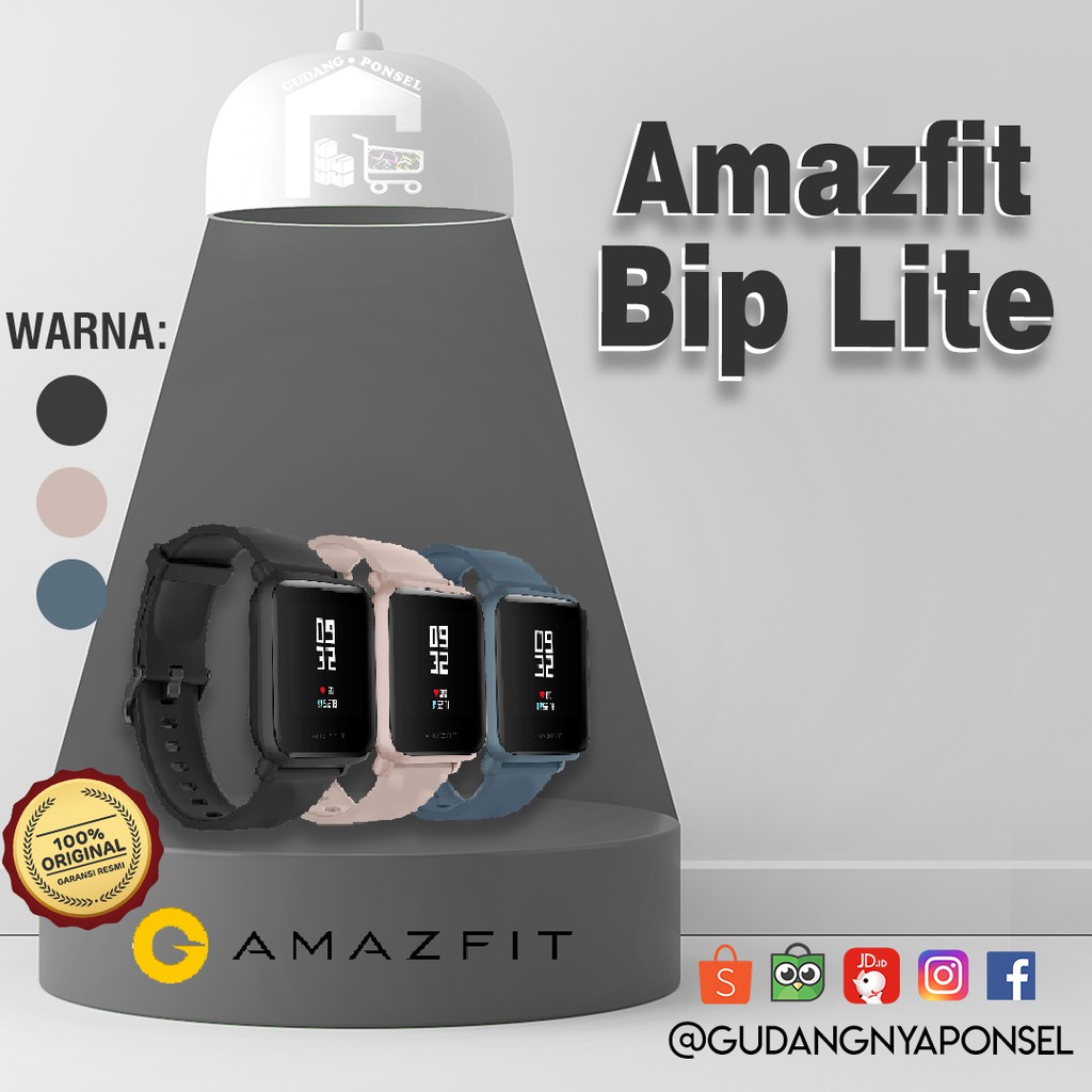 [100% RESMI] SMARTWATCH XIAOMI — AMAZFIT BIP LITE