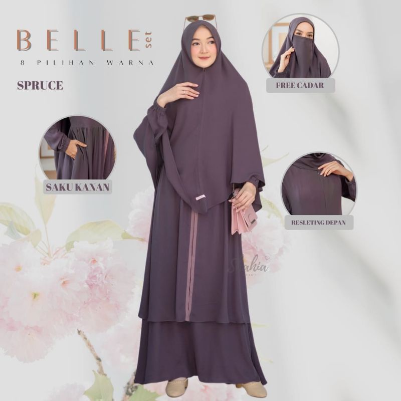 PO Belle Set Free Cadar by Shahia Syar'i (dp 50rb)