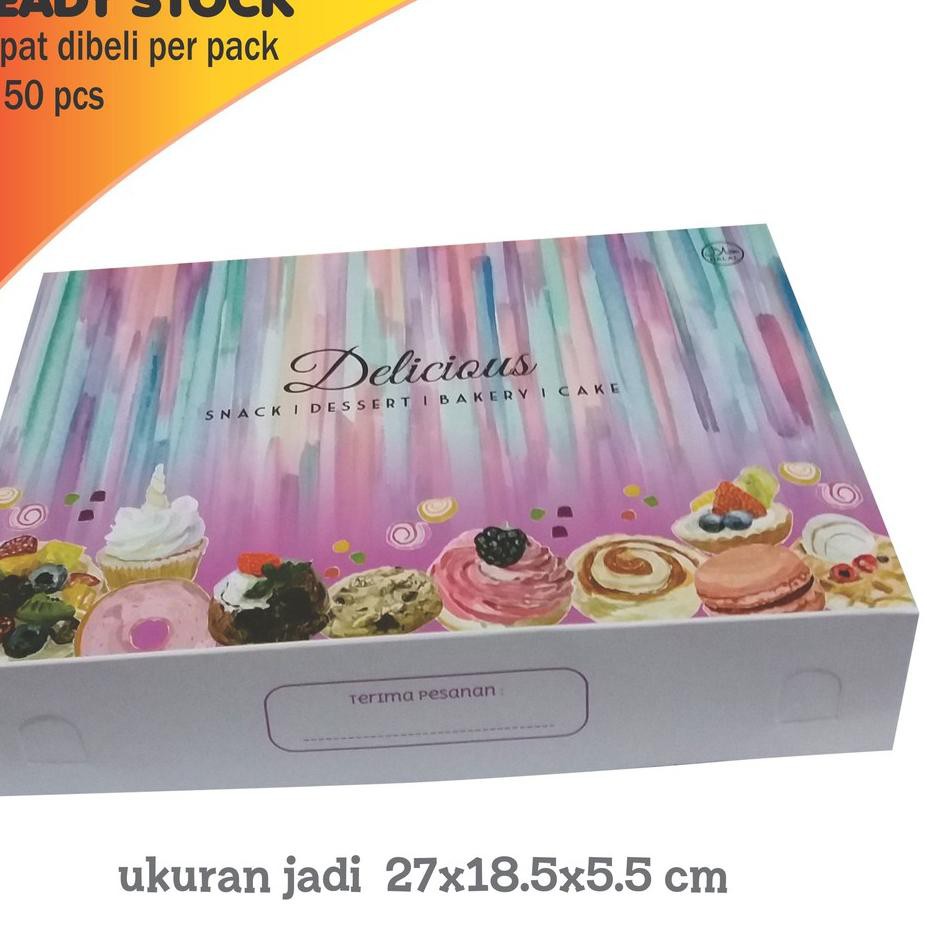 

Box Donat 27 x 18,5 x 5,5 cm Foodgrade (50 pcs ) !