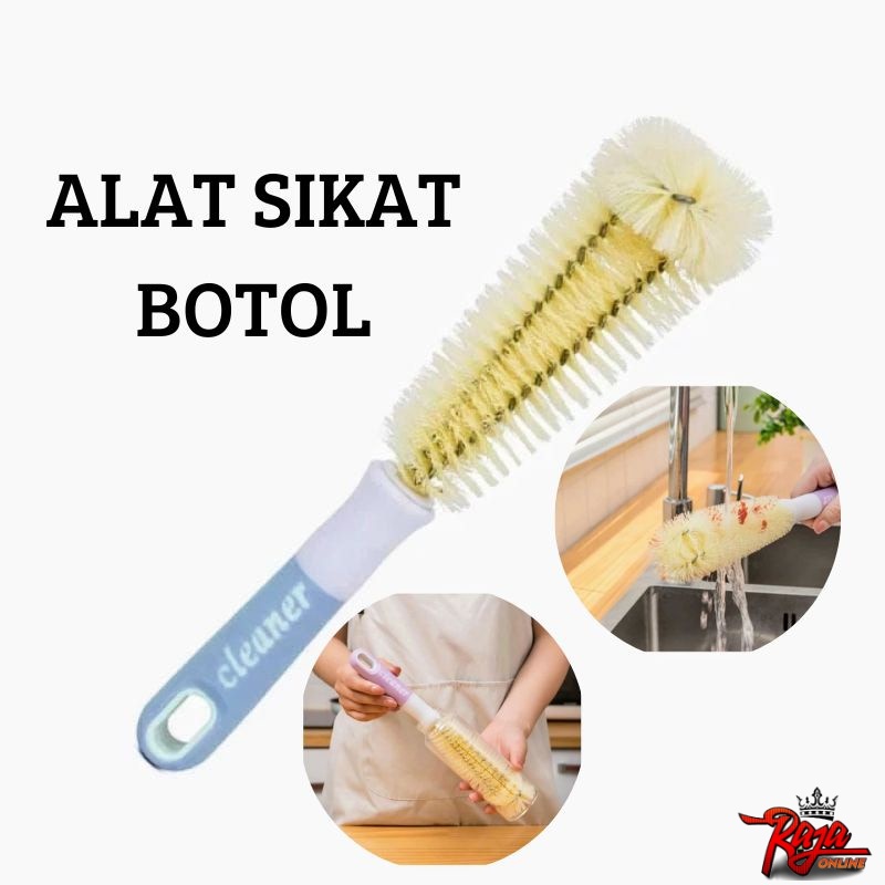 PBS8 - Sikat Botol Pembersih Gelas Sikat Panjang Tebal