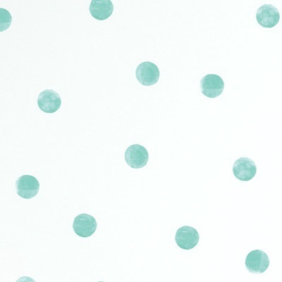 Creative Simple Removable Green Polka Dot PVC Wall Sticker for Kindergarten Bedroom Decoration 20x30cm