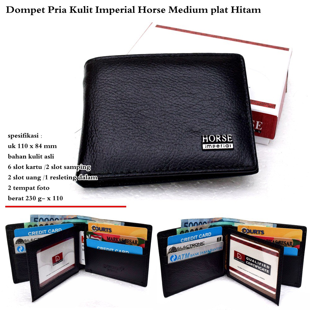 DOMPET PRIA IMPERIAL HORSE WALLET MEDIUM ORIGINAL KULIT