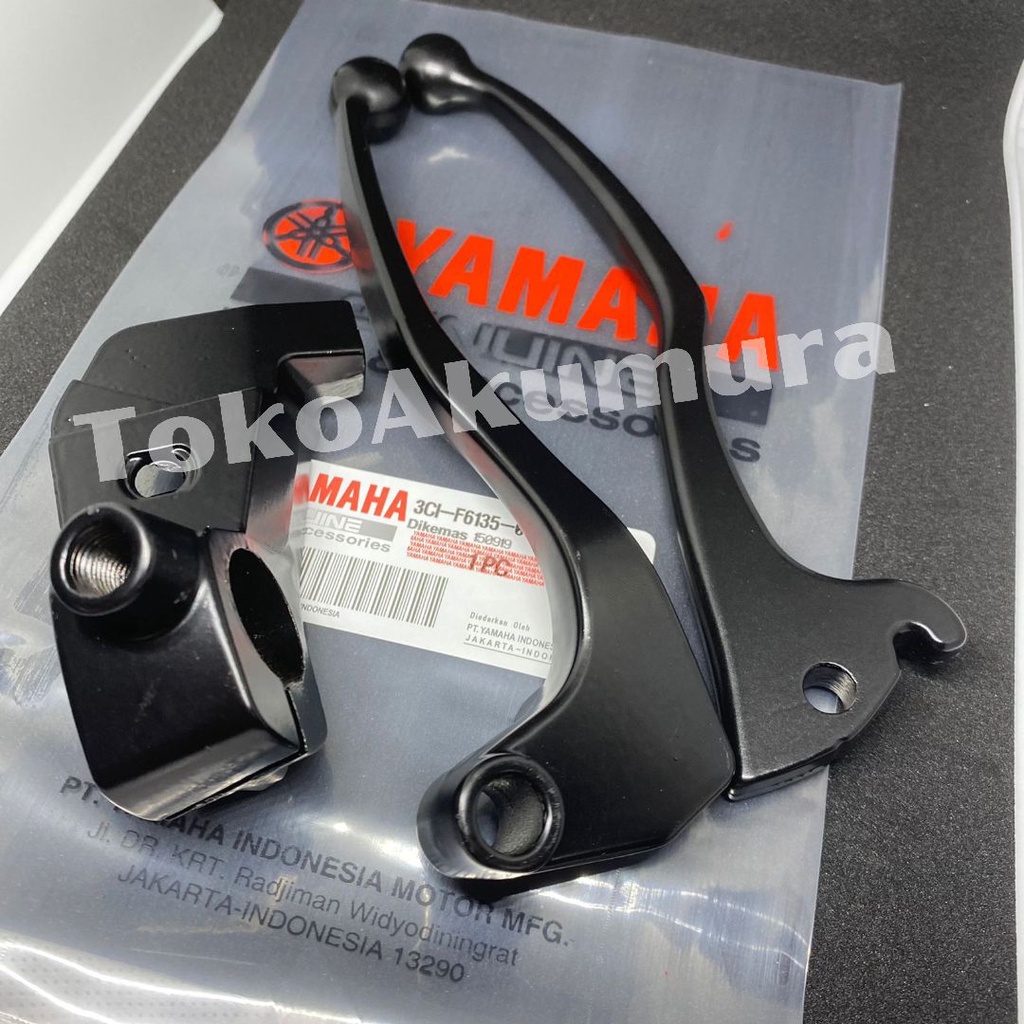 dudukan spion kiri + hendel kiri kanan vixion old vixion new R15 v3 handel rem handle kopling