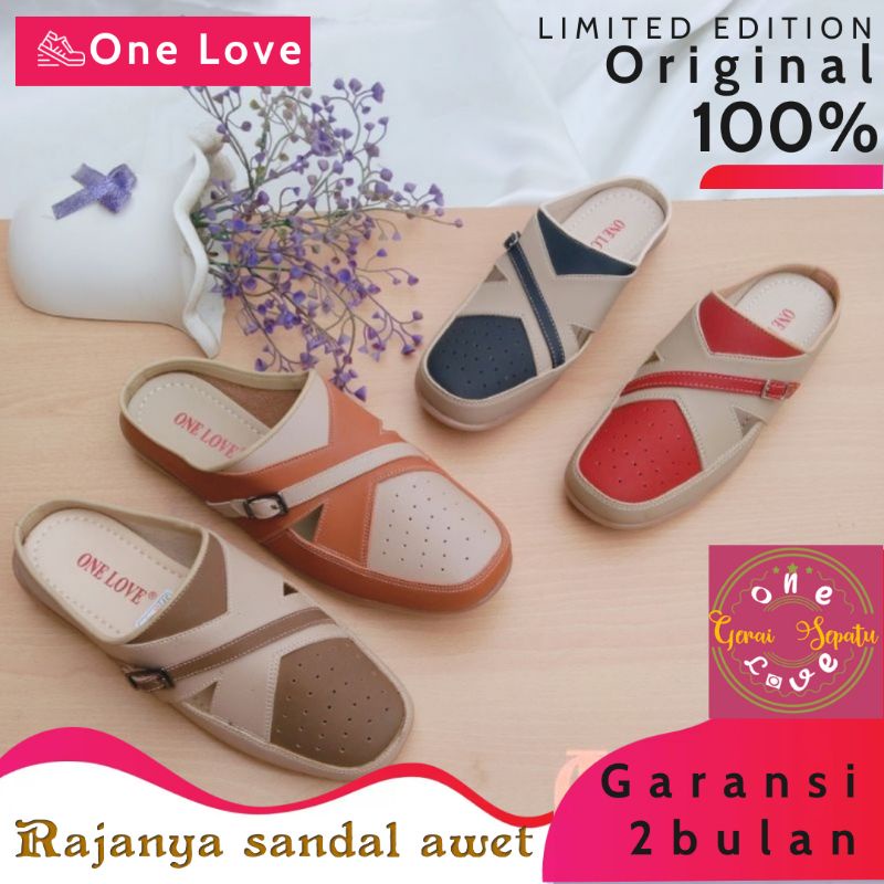 Sepatu sandal sandals sendal selop slop Slip on Wanita cewe cewek ibu anak remaja bustong tutong fla