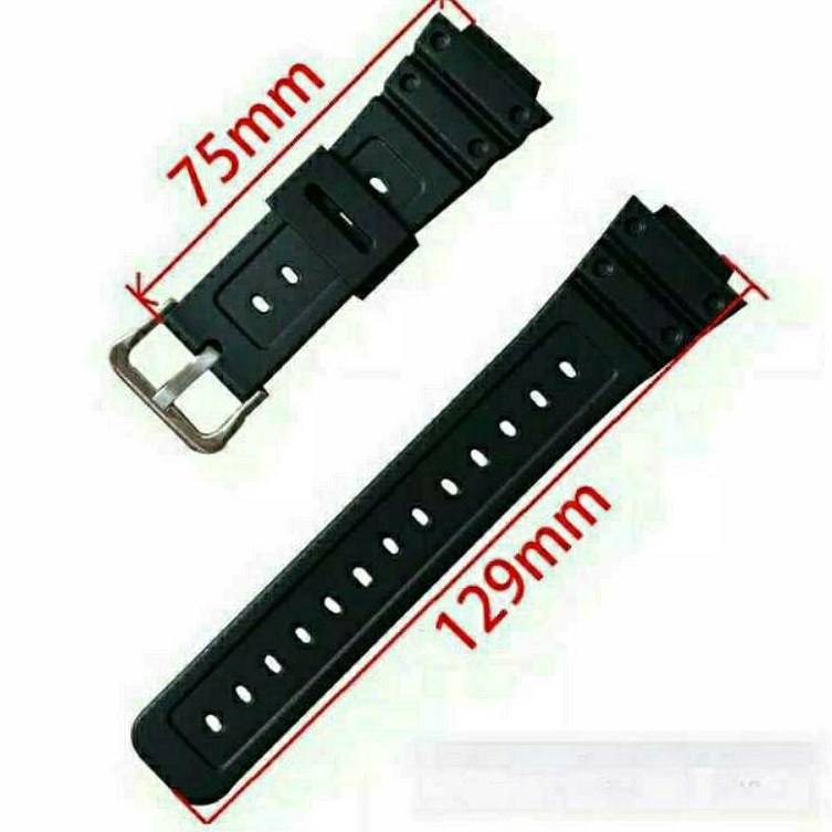 TALI STRAP JAM TANGAN CASIO DW-5600BB DW-5600-BB-1 DW5600BB FREE PEN