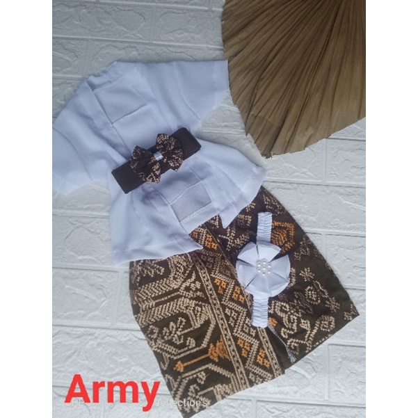 Promo!!!SET safari dan Kebaya anak 03bulanan -12bln/BACA KETERANGAN