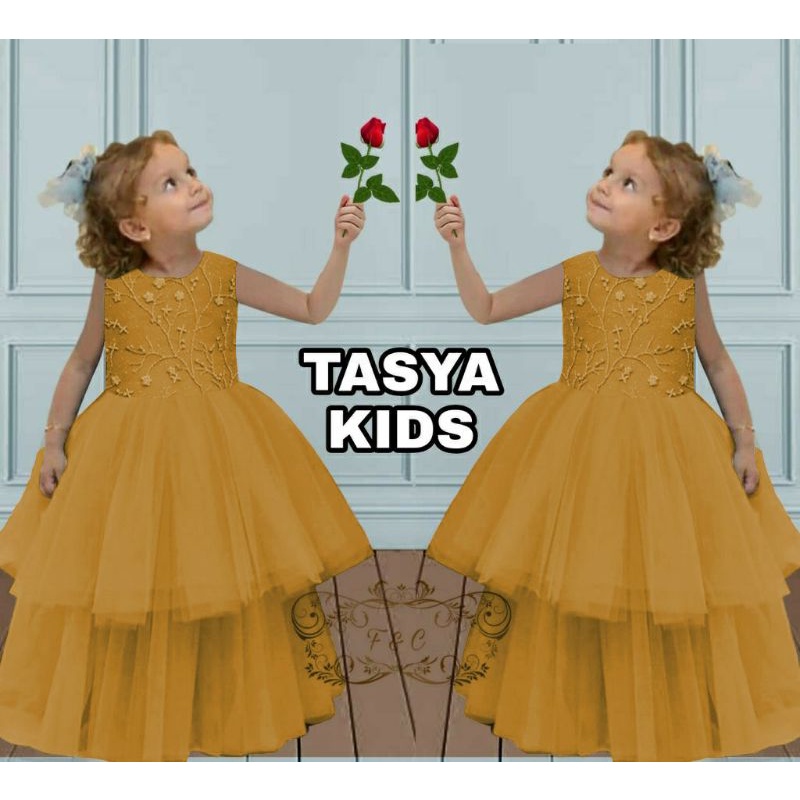 DRESS TASYA KID FASHION PAKAIAN ANAK PEREMPUAN FEHM