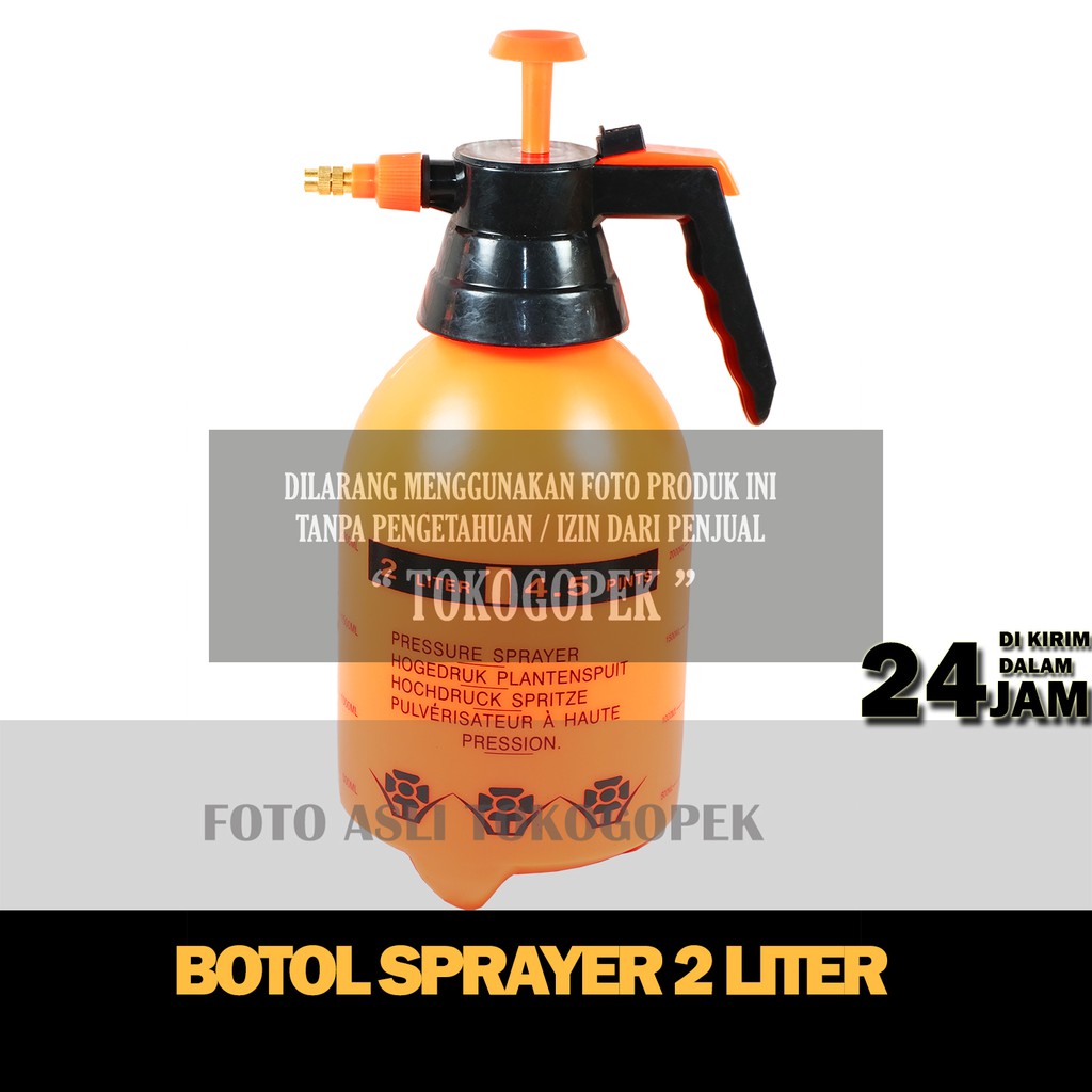 BOTOL SPRAYER - ALAT SEMPROTAN AIR TANAMAN BUNGA BURUNG 2 LITER