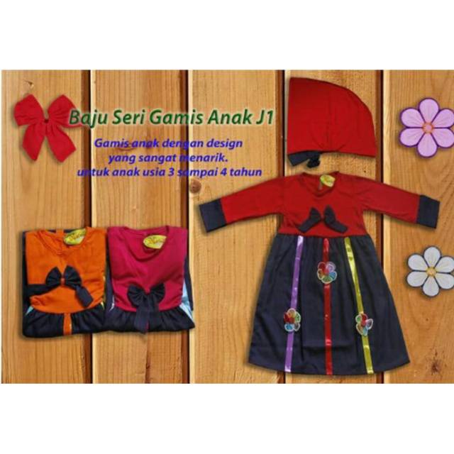 Gamis anak 3-4 tahun