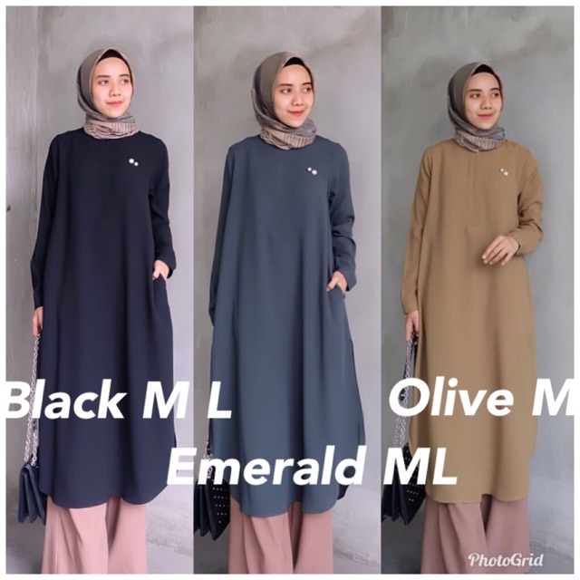 Duma tunik azmiza.official azmizaofficial azmizacatalog azmiza_official OLIVE M
