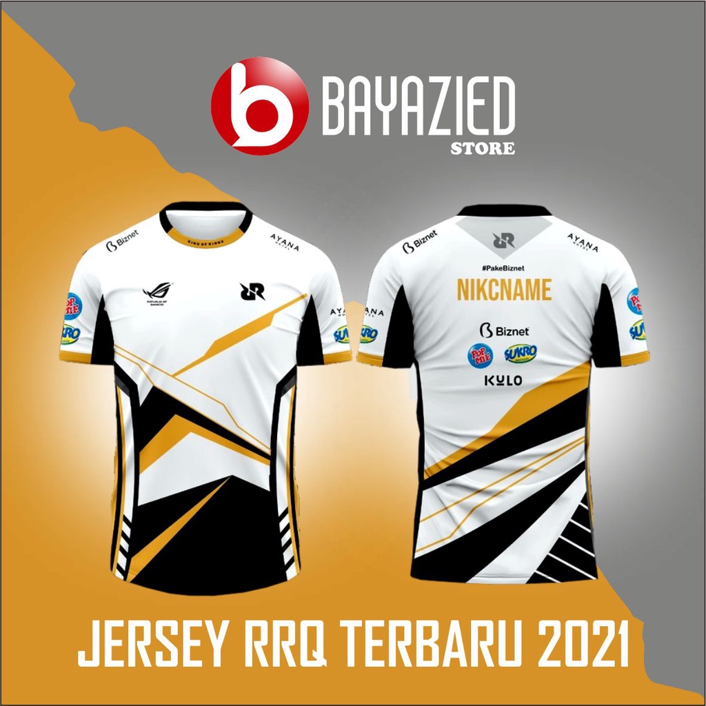 JERSEY RRQ TERBARU MPL SEASON 8 GAME MOBILE LEGEND FREE FIRE