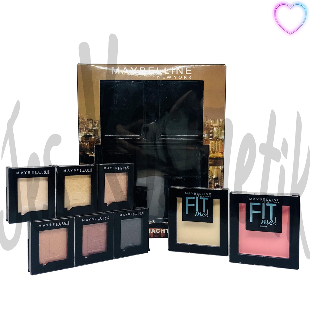 MYB Make Up Set Weihnachten 3 in 1 Kosmetik Bedak Padat Eyeshadow Blush / Grosir Kosmetik