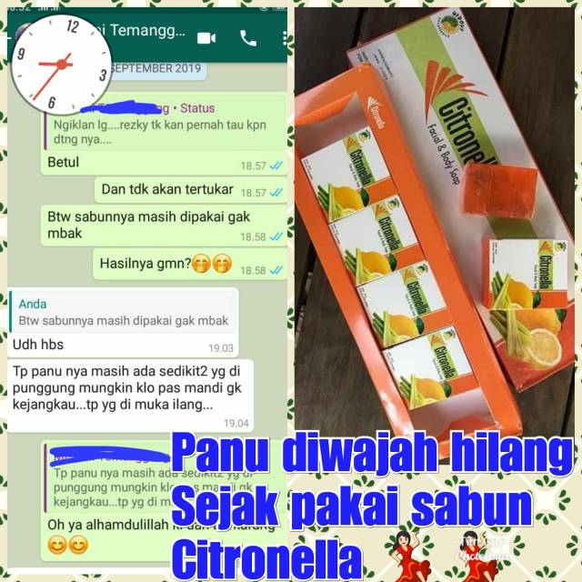 

Sabun Kesehatan utk Panu Kadas Kurap Gatal" Eksim Bau Badan Jerawat BPOM Halal