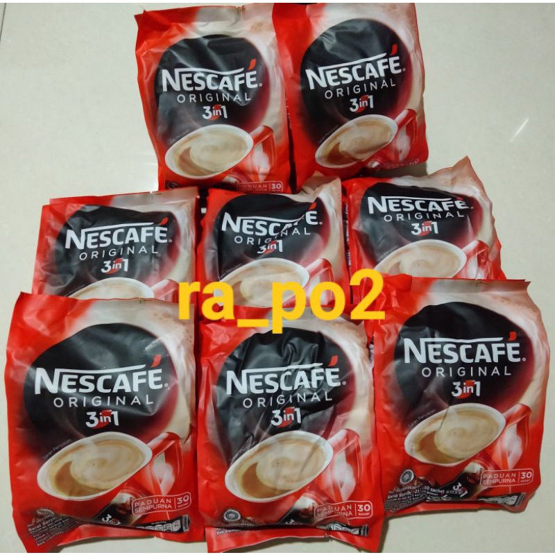 

Nescafe Original 3 in 1, 17.5gr x 30 sachet