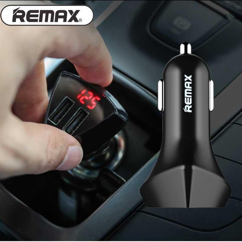 Car Charger Original Remax Cool dan fashion REMAX Aliens charger mobil 2USB 3.4A - RCC-208 - Hitam