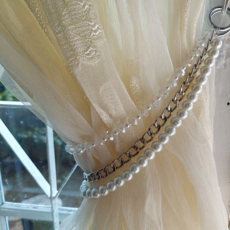 Tali gorden mutiara/tali gorden estetik/ikatan gorden/tali hordeng [premium]