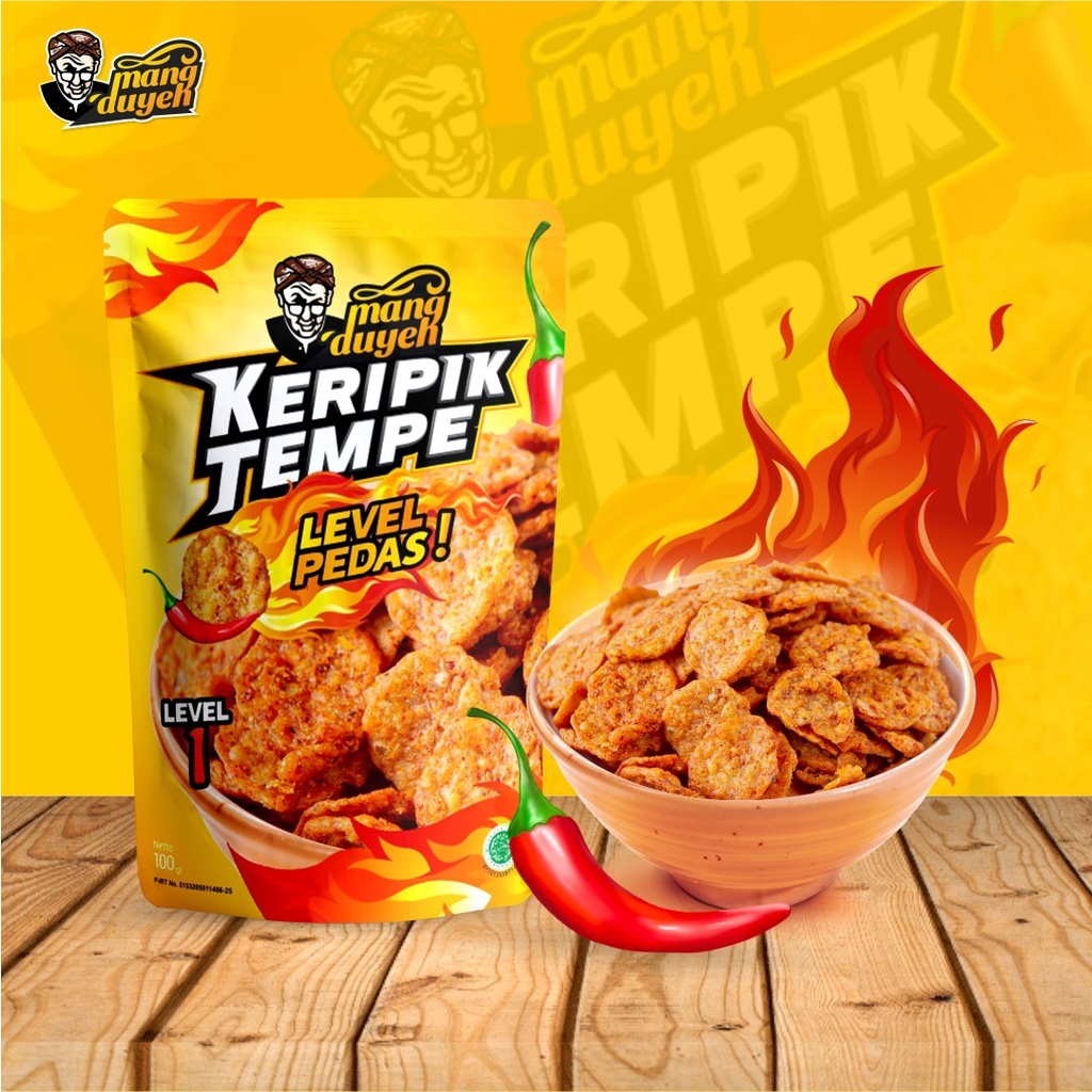 

Keripik Tempe O Super Mang Duyeh | Snack | Makanan Ringan LEVEL NISTA