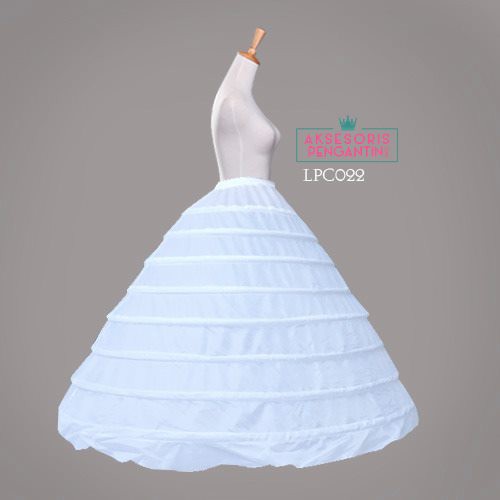 [BISA COD] PETTICOAT 8 RING SUPER BALL GOWN GRADE A PETTYCOAT ROK NGEMBANG LPC022