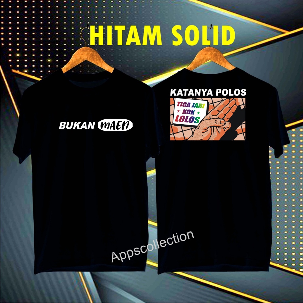 Cod Gratis Ongkir Kaos DTF BUKAN MAEN 3 JARI MASUK/KAOS EKSPRESI distro KAOS BANDUNG MURAH KAOS DISTRO MURAH HIT MURAH NAMPOL GRATIS ONGKIR PROMO MURAH KAOS PAKAIAN PRIA TERLARIS/KAOS HITS/KAOS BANDUNG/KAOS MURAH/KAOS PAKAIAN PRIA PAKAIAN WANIT