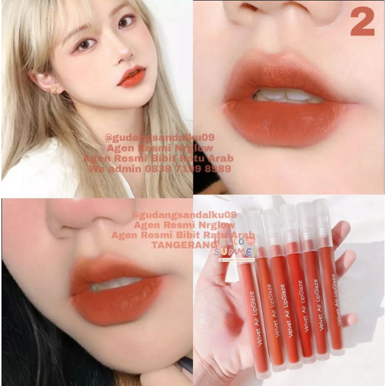 𝐌𝐀𝐓𝐓𝐄 𝐋𝐈𝐏𝐒𝐓𝐈𝐂𝐊 - Velvet Lip Color Temptation Lipstick Waterproof Tahan Lama dan Hasil Matte