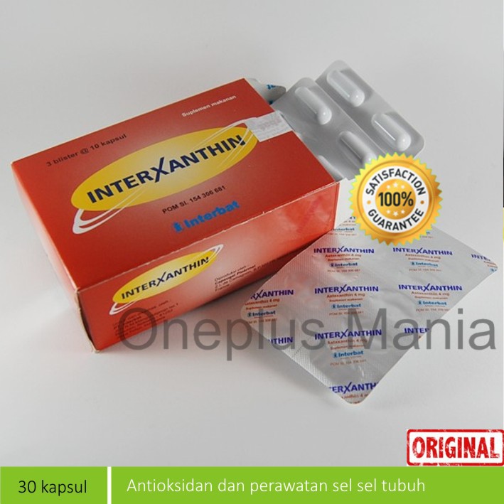 INTERXANTHIN VITAMIN DAN ANTIOKSIDAN