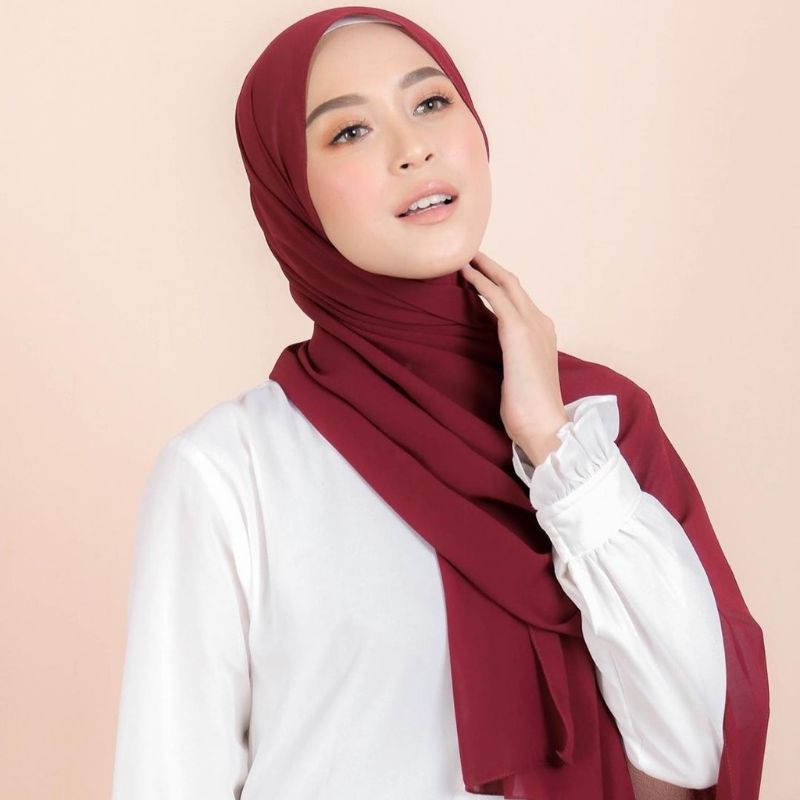 BISA COD! PASHMINA BELLA SQUARE DOUBLE HYCOUNT 175X75CM-2