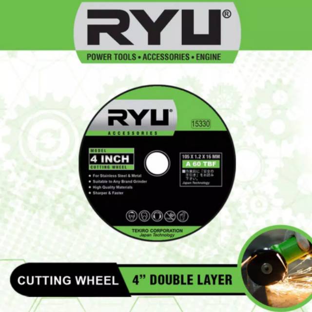 Batu Gerinda Potong RYU "4" Ich