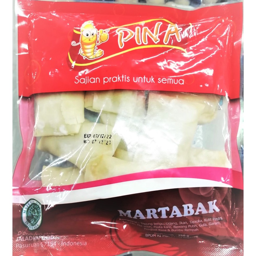 

Pina Martabak Seafood 250gr