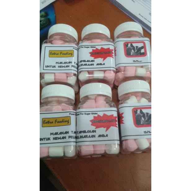 makanan sugar glider marshmallow SPECIAL