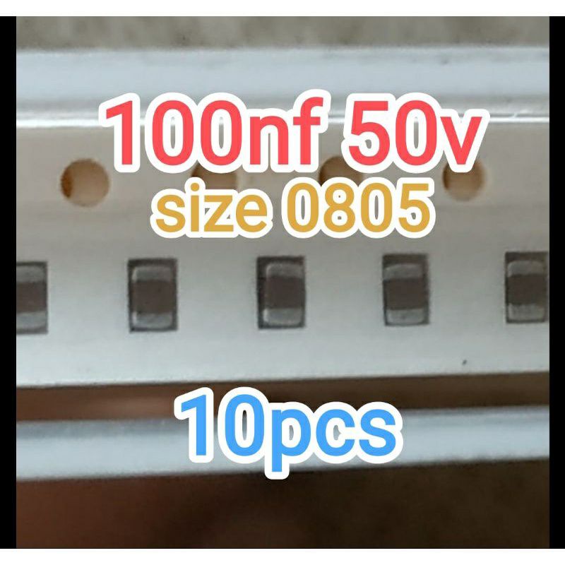capasitor smd 100nf 50v 100 nf 50 volt 0805 SAMWHA original